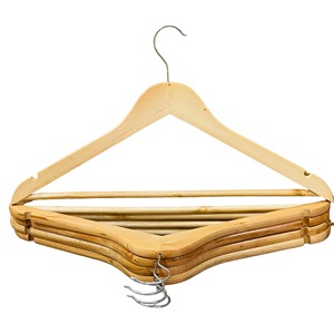 Hot Sale Premium Quality <b>Wooden</b> Hangers Best Price Standard Size Clothes Hangers with Customized Logo Made in Vietnam - Product Image 1
