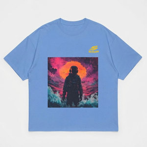 เสื้อยืดโอเวอร์ไซส์ผ้าฝ้าย 100% สัมผัสนุ่มสบายสำหรับผู้ชาย ทรงหลวม คอปก แขนสั้น ระบายอากาศได้ดี เป็นมิตรกับสิ่งแวดล้อม แฟชั่นสตรีทฤดูร้อน ใส่ได้ทุกวัน - Product Image 1