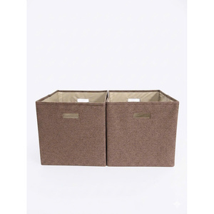MA54 Large Capacity Foldable Fabric Storage Cube <b>Bin</b> with Handles Polyester Closet Organizer Box for Toys Clothes Home Office - Product Image 6