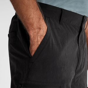Pantalon cargo en coton léger, coupe ample, couleur noire, design unique, style streetwear décontracté, nouveau produit, avec logo personnalisé, fournisseur fiable. - Product Image 4