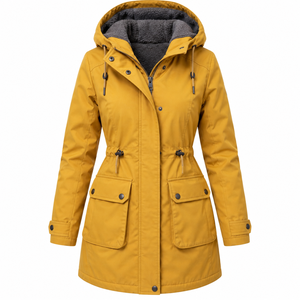 <b>Women's</b> Winter <b>Parka</b> Jacket <b>Waterproof</b> Hooded Warm Coat with Cotton Filling Casual Plus Size Sports Jacket Wholesale - Product Image 4