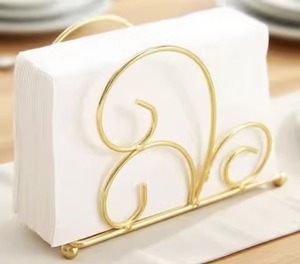 Elegant Tabletop Metal Napkin Stand For <b>Dining</b> <b>Table</b> And Kitchen Decorative Tissue Stand For Home Office And Restaurant Setting - Product Image 2