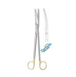 High Quality Stainless Steel TC SIMS CURVED OPERATING SCISSORS Gold Plated Handle 20 cm Surgical Instruments Manufac & Exporter - Product Image 6