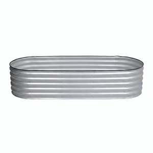 Bac à légumes surélevé modulaire 6 en 1 en métal galvanisé pour jardin extérieur, fournitures de jardinage GB030 - Product Image 1