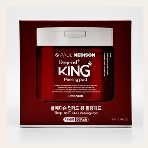 โทนเนอร์ฟื้นฟูผิว Skin Signal Rebirth โทนเนอร์แผ่น Polmedison Deep Red King Peeling Pad 70 แผ่น - Product Image 2