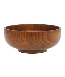 Ensemble de bols en bois d'acacia faits à la main, bols de service en bois naturel, bols à salade, à fruits, à collations, vaisselle de cuisine, écologiques, durables - Product Image 6