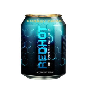 Bebida Energética de 250 ml, Sabor Original, Bebida Enlatada, Proveedor de Marca Privada OEM, Fabricante, Alto Contenido de Cafeína, Taurina, Vitaminas, Impulso Energético - Product Image 3