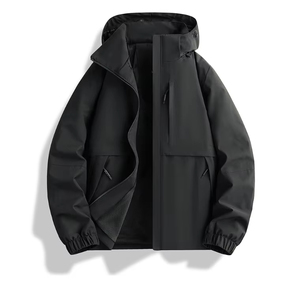 Wholesale Custom Design Hiking Waterproof Windbreaker <b>Jacket</b> Men Zipper Outdoor <b>Jackets</b> High quality Men's <b>Jackets</b> - Product Image 2