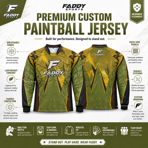 Camiseta Táctica Personalizada Sublimada y Acolchada para Paintball, Manga Larga, Transpirable, Ropa Deportiva Protectora para Exteriores - Product Image 5