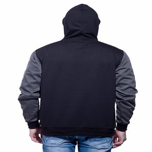 Sweat à capuche décontracté d'hiver personnalisé avec broderie, en polyester/coton épais, style streetwear avec cordon - Product Image 4