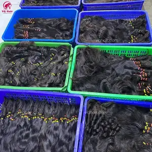 Wholesale Unprocessed Raw One Single Donor Virgin Hair No Chemical Cut Directly from Vietnamese Donor
