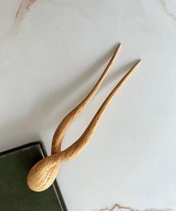 ไม้เสียบผมไม้สไตล์มินิมอลสำหรับใช้ในชีวิตประจำวัน ไม้เสียบผมสไตล์จีน ที่เก็บผมทรงบันแบบวินเทจ - Product Image 2