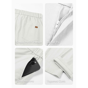 Pantalones Chinos de Estilo Urbano para Hombre, Diseño Clásico Único, Aspecto Informal Sencillo y Elegante, Ligeros, Ecológicos, con Empaque Personalizado - Product Image 5