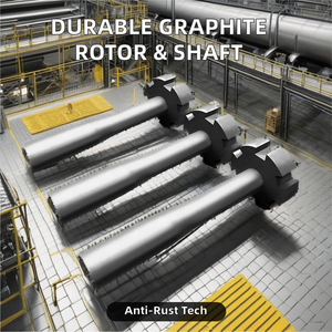 आर अनुकूलित ग्रेफाइट उत्पादों स्पेक्ट्रोस्कोपिक ग्रेफाइट रोटर में उपयोग किया जाने वाला एल्यूमीनियम मिश्र धातु स्मेल्टिंग के लिए - Product Image 2