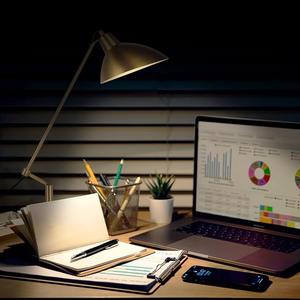 Lampe de table décorative en laiton martelé avec abat-jour en coton amovible, écologique, pour éclairage d'appoint Diwali - Product Image 5