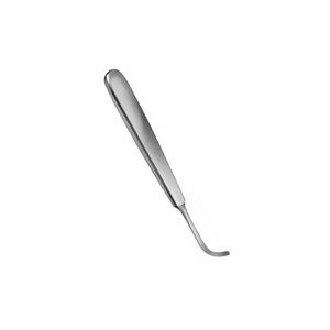 Élévateurs Hohmann industriels en gros, courbés à gauche 140 mm, largeur 5,12 po, 4 mm, non stériles, réutilisables, à denture médicale par Grip Surgical - Product Image 1
