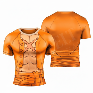 เสื้อรัดรูปสำหรับฝึกซ้อมคุณภาพสูง 100% ป้องกันรังสียูวี รับสกรีนโลโก้ เหมาะสำหรับฟิตเนส เล่นเซิร์ฟ กีฬา แห้งเร็ว ปั่นจักรยาน - Product Image 5