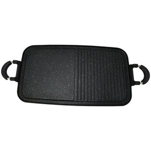 <b>Large</b> Size Non Stick Grill Pan Suitable For Family <b>Cooking</b> And Delicious Healthy Grilled Recipes - Product Image 1