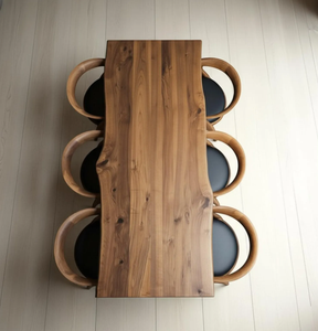 Table à manger en bois massif au design moderne, très vendue, pour la maison et l'hôtel, mobilier de restaurant commercial simple à prix de gros - Product Image 2