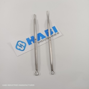 High Quality Stainless Steel Nail Buffer Dual-End <b>Pedicure</b> <b>Tool</b> Pushers Suppliers Wholesale White Head Remover Spatulas - Product Image 2