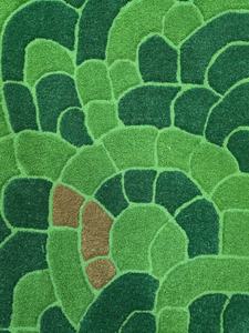 Tapis design texturé en mousse, fait main – 100 % laine |   Tapis confortable à texture douce, tissé à la main, 100 % laine, pour salon - Product Image 4