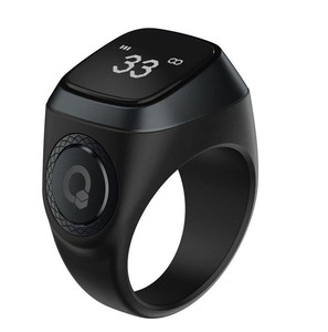 Bague connectée Tasbih avec écran OLED, contrôle via application Bluetooth, rappel de prière, alerte vibrante, étanche pour la prière musulmane - Product Image 3