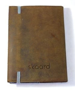 Wholesale Custom Supple Brown Fashion Customized Color <b>A5</b> Hardcover Leather Journal <b>Notebook</b> With Elastic Band - Product Image 6
