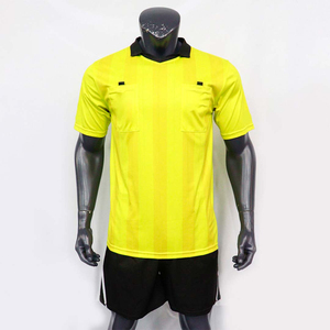 Heavy Duty Referee Uniform Men Women <b>Soccer</b> Referee Shirt Shorts Set Match Wear OEM Supplier - Product Image 2