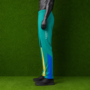 Pantalon de survêtement unisexe en molleton oversize à blocs de couleur avec logo personnalisé pour homme – Vente en gros - Product Image 4