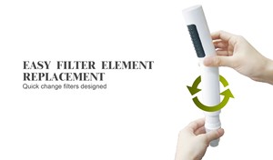 Cartucho de filtro de agua de mano de ducha de alto flujo personalizado OEM/ODM plástico ABS pulido para hoteles cocinas uso doméstico - Product Image 2