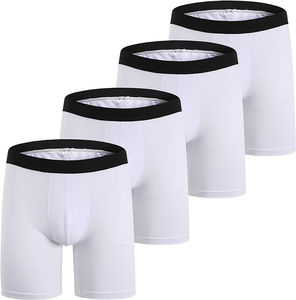 Nouvelle conception, logo personnalisé brodé, sous-vêtements pour hommes de couleur unie, sous-vêtements de sport pour la course à pied, sous-vêtements respirants pour hommes - Product Image 2