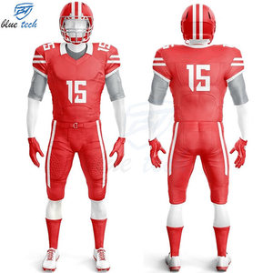 Custom Logo Short American Football Jersey Pants Set Sublimation Football Uniform for Men Team Sportswear Breathable Quick Dry - Product Image 6