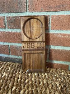 Cendrier élégant en bois, porte-cigares artisanal, plateau carré classique pour fumeurs, décoration de salon, durable et de qualité supérieure - Product Image 5