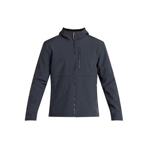 Men's Waterproof Windproof Knitted Bomber <b>Jacket</b> with Stand Collar Zipper Closure Seamless Sporty Style Outerwear - Product Image 2