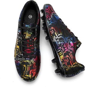 Men <b>Boots</b> Synthetic Football Cleats Circuit Pattern Rubber Outsole Soccer Sneakers Breathable EVA Midsole Summer Sport Shoes - Product Image 3