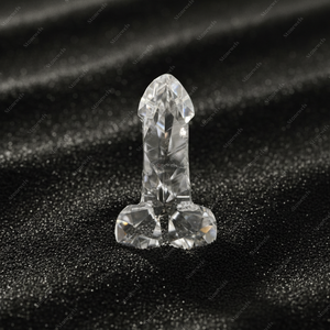 Diamant cultivé en laboratoire certifié IGI GIA, 3 carats, vente en gros, HPHT CVD, synthétique, naturel, D VVS, diamant cultivé en forme de pénis - Product Image 2