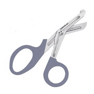 Ciseaux à pansements pour infirmières, 5,5 pouces, gris, acier inoxydable de qualité allemande, pour urgences médicales, premiers secours, chirurgie - Product Image 5