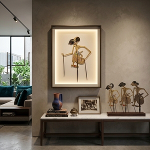 Marioneta de Sombra Wayang Kulit Sembadra de Cuero Indonesio Hecha a Mano y Ecológica, Decoración Cultural Tradicional Javanesa, Arte Étnico - Product Image 6
