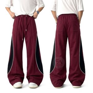 Comfortable Men's Oversized Sweat <b>Joggers</b> <b>Open</b> <b>Hem</b> Loose Fit Everyday Activewear Athletic Lounge Bottoms - Product Image 3