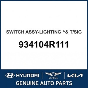 Nouveaux interrupteurs et commandes Elantra 934104R111 - Product Image 1