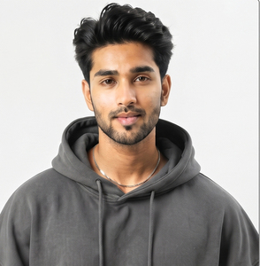 Sweat-shirts amples en molleton pour hommes 100 % coton à manches longues, épaules tombantes, grammage lourd 450 GSM, coupe carrée, pour l'hiver et le streetwear - Product Image 4