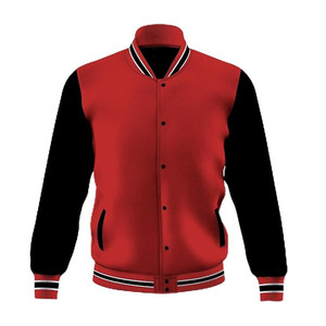 Personalized Winter Season Wear Warm Baseball Letterman Work Jacket Custom Logo <b>Men</b> Wear Baseball Letterman Jacket - Product Image 1