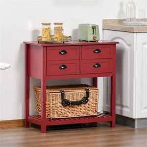 Mobile Credenza da Cucina e Mobile Bar con Vano Portaoggetti, Tavoli Consolle - Product Image 6