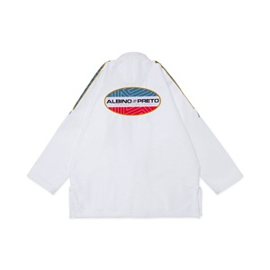 Dernier modèle de kimono de compétition blanc MPR pour le Jiu-jitsu brésilien, 380 GSM, tissage perlé, coton, uniforme d'arts martiaux - Product Image 4