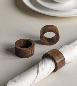 New <b>indian</b> handcrafted wooden ecofriendly napkin <b>ring</b> here premium quality here table decor - Product Image 1