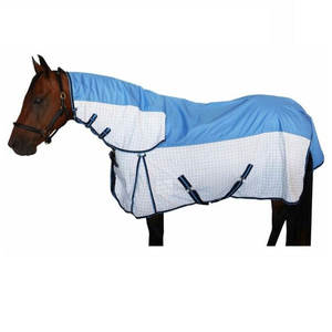 Couvertures de cheval imperméables et coupe-vent pour toutes les conditions météorologiques, couvertures de cheval respirantes en maille pour l'été - Product Image 6