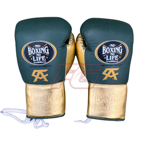 Guantes de Boxeo No Boxing No Life, de Cuero Genuino, con Cierre de Gancho y Lazo, para Entrenamiento de Combate, Proveedor Mayorista OEM - Product Image 5
