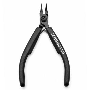 Black Stainless Steel Jewelry Making <b>Small</b> Fine Tip Chain Nose <b>Pliers</b> - Product Image 2