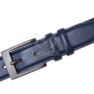 Service OEM Ceintures de baseball décontractées en cuir de vachette de haute qualité, couleur personnalisée, légères, respirantes, avec boucle à ardillon pour hommes, vente en gros - Product Image 6
