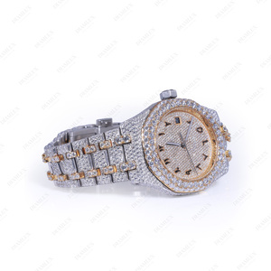 นาฬิกาแบรนด์ดังประดับเพชรโมอิสซาไนต์เต็มเรือน สไตล์ฮิปฮอป รุ่นสำหรับผู้หญิง - Product Image 3